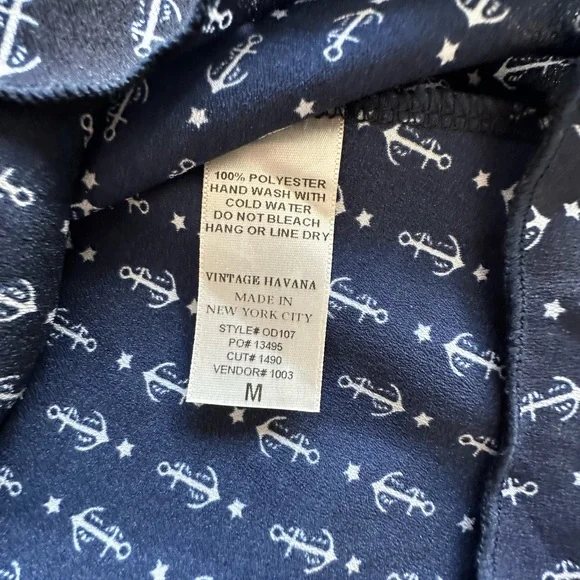 Ocean Drive Women’s Dress set - Navy and Cream - Picture 5 of 9